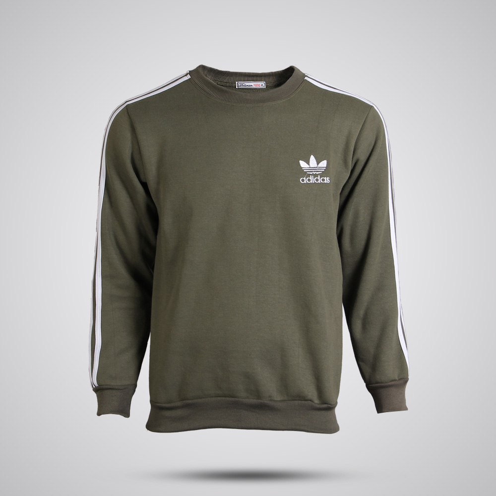 دورس یقه گرد adidas زیتونی